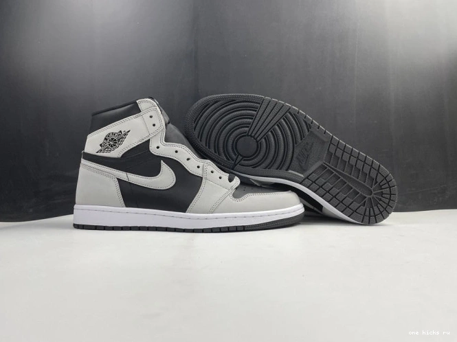 Chep Onekick 555088-035 Light Retro White 1 Jordan High Black Air Grey Smoke 0801